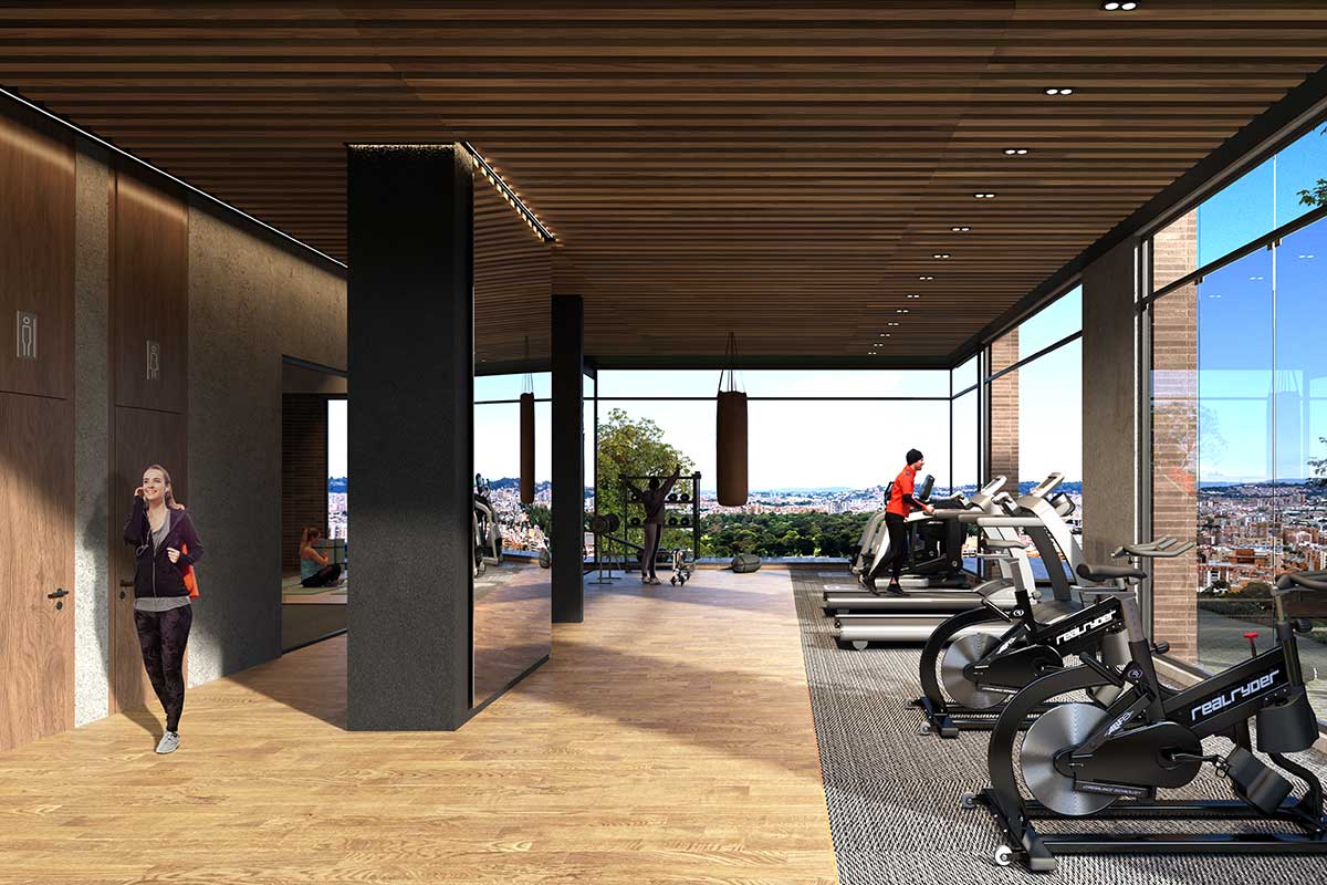 Gimnasio dotado